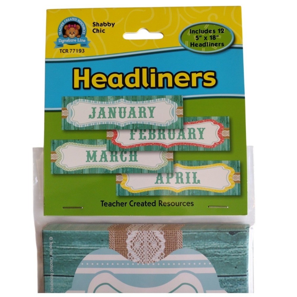 Months of the Year Teacher Created‎ Resources Headliners Teacher School Supplies